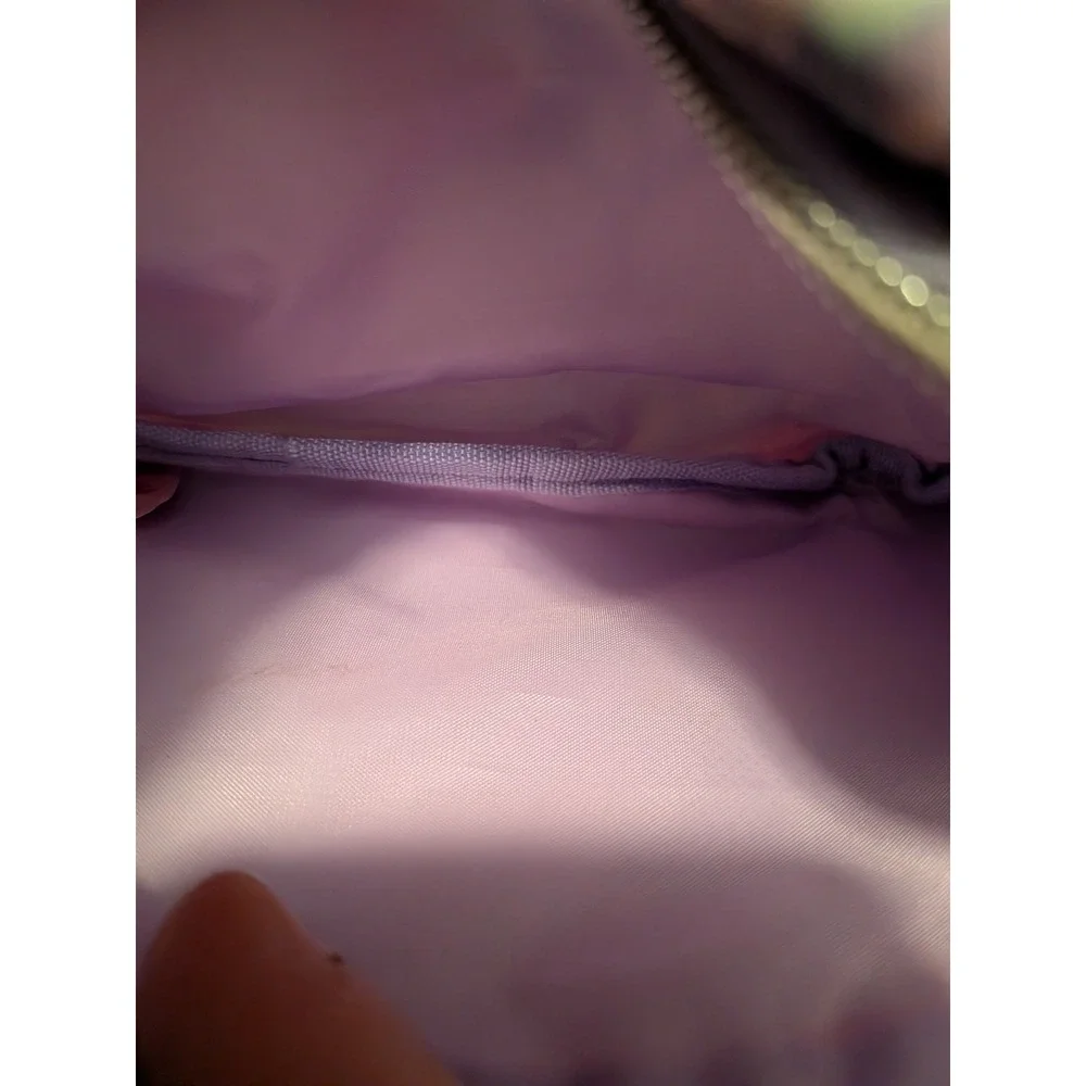 Justice Girls Floral Fanny‎ Pack Watercolor Waist Bag Purple Pink Belt Bag